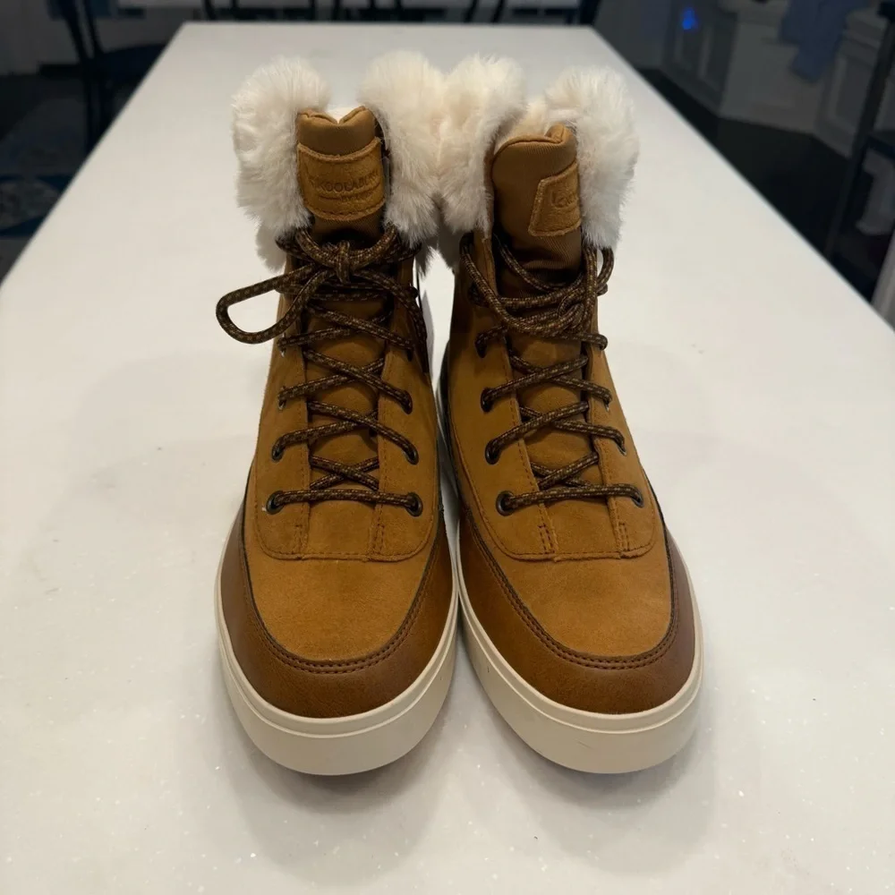 Koolaburra by UGG Women’s Ryanna Suede boots Chestnut Sz 6 NEW